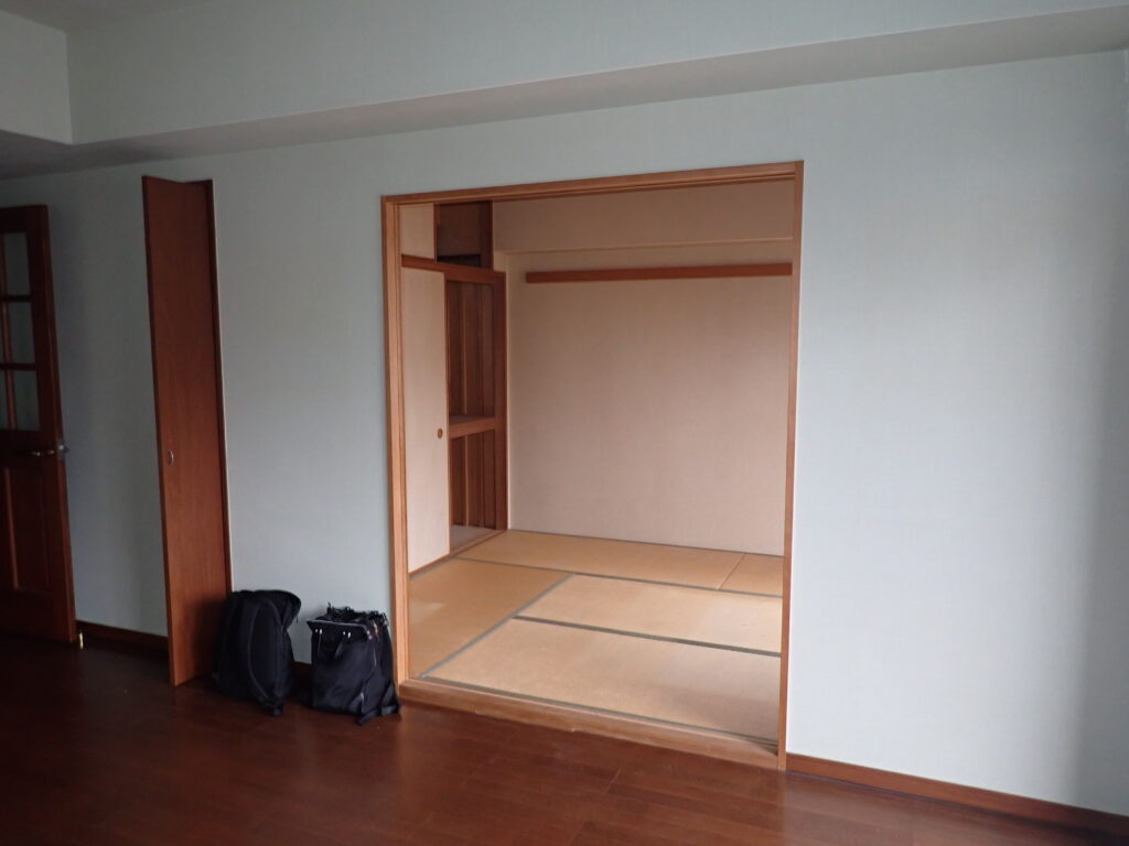 施工前の和室の様子です。