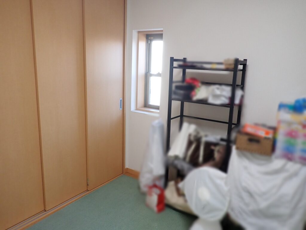 施工前2階洋室2の様子です。